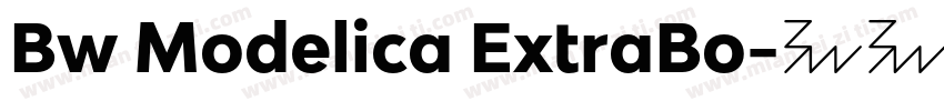 Bw Modelica ExtraBo字体转换